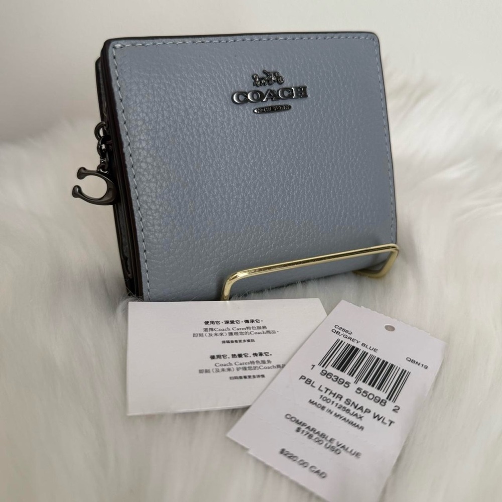 COACH snap wallet